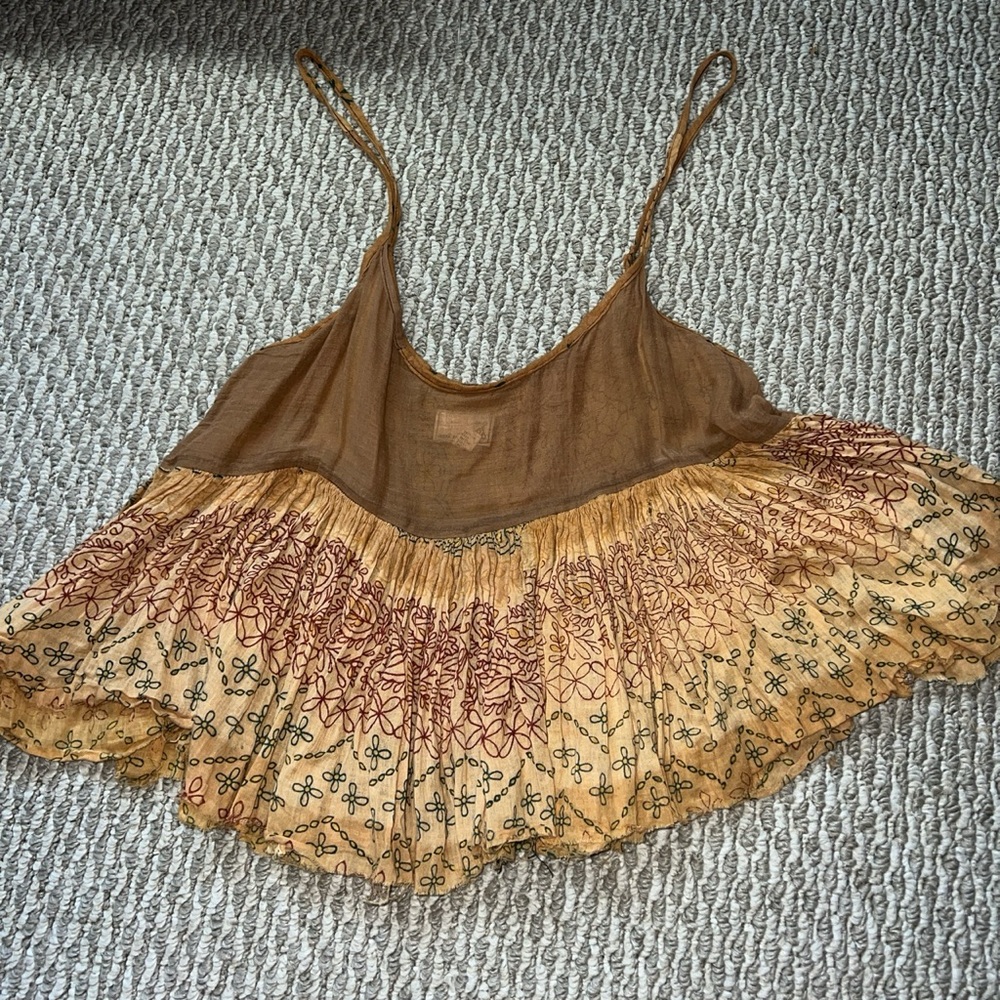 Urban Renewal boho tank blouse w/ cute design